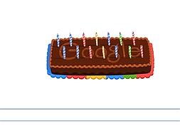 Google alcanza la adolescencia con un doodle tarta