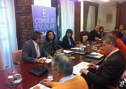 Reunión del Consejo Escolar andaluz, este lunes en Granada. / ALFREDO AGUILAR