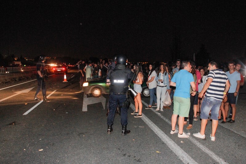 La Policía Nacional clausura la fiesta: ALFREDO AGUILAR