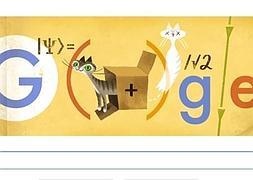 Erwin Schrödinger impresiona en Google con su doodle del gato en la caja
