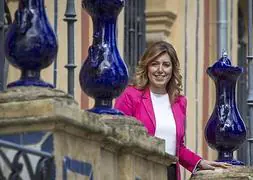 La presidenta de la Junta de Andalucía, Susana Díaz, posa sonriente en la imagen. :: JOSÉ ANTONIO CORDERO