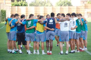 EN CASITA. El Poli disputa su primer partido de Liga ante su afición en esta temporada. / IDEAL