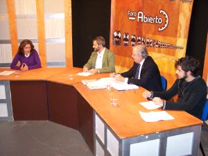 Participantes en el 'Foro Abierto' de ayer en TeleIdeal. /F. P.