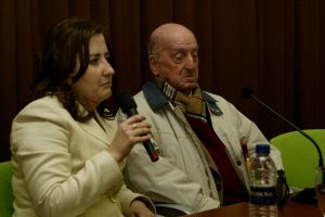 RECONOCIMIENTO. Pascasio Mazuecos, ayer en al aula magna de la Facultad. / FRAN SÁNCHEZ