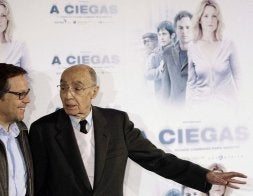 Meirelles y Saramago, en la presentación de la película. / REUTERS