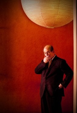 Salman Rushdie, fotografiado en Barcelona.