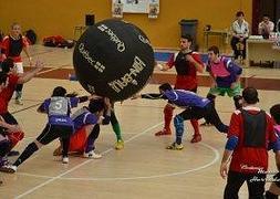 Jugada de la final del Campeonato de España. :: IDEAL