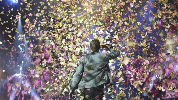 Concierto de Coldplay en Madrid, en 2012.
