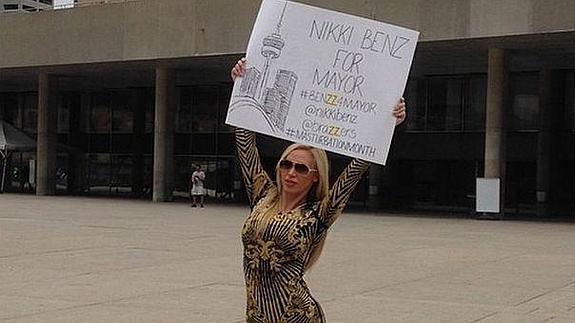 Tras hacer 200 películas porno quiere ser alcaldesa de Toronto