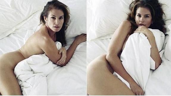 ¡Erótica!: Cindy Crawford, desnuda y sin Photoshop (mira)