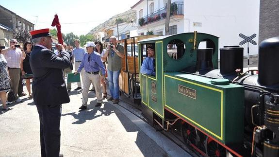 Inaugurado el tren turístico de Ventas de Zafarraya