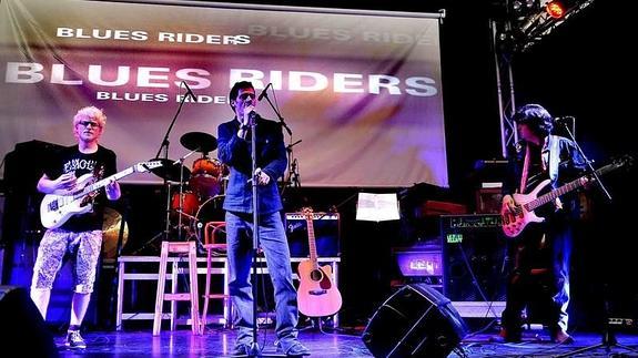 The Blues Riders, en plena actuación, al igual que hoy lo harán en el Alexis viernes.