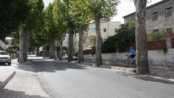 Imagen de la travesía de Serón, donde se llevará a cabo el proyecto.