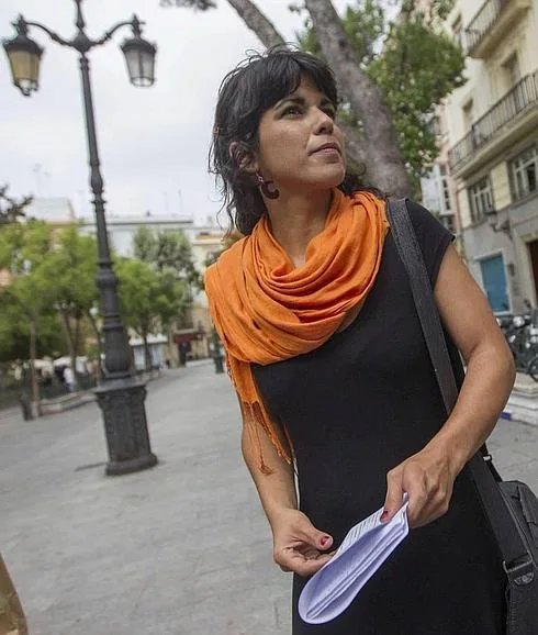 La eurodiputada de Podemos Teresa Rodríguez, en Cádiz, en una imagen reciente.