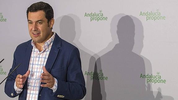 Juanma Moreno, presidente del PP andaluz