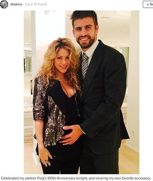 La cantante Shakira y Piqué, orgullosos de su futura y pronta paternidad