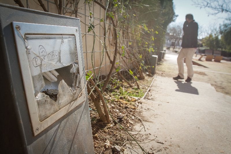 Aspecto que presentaba el parque a principios de este año 