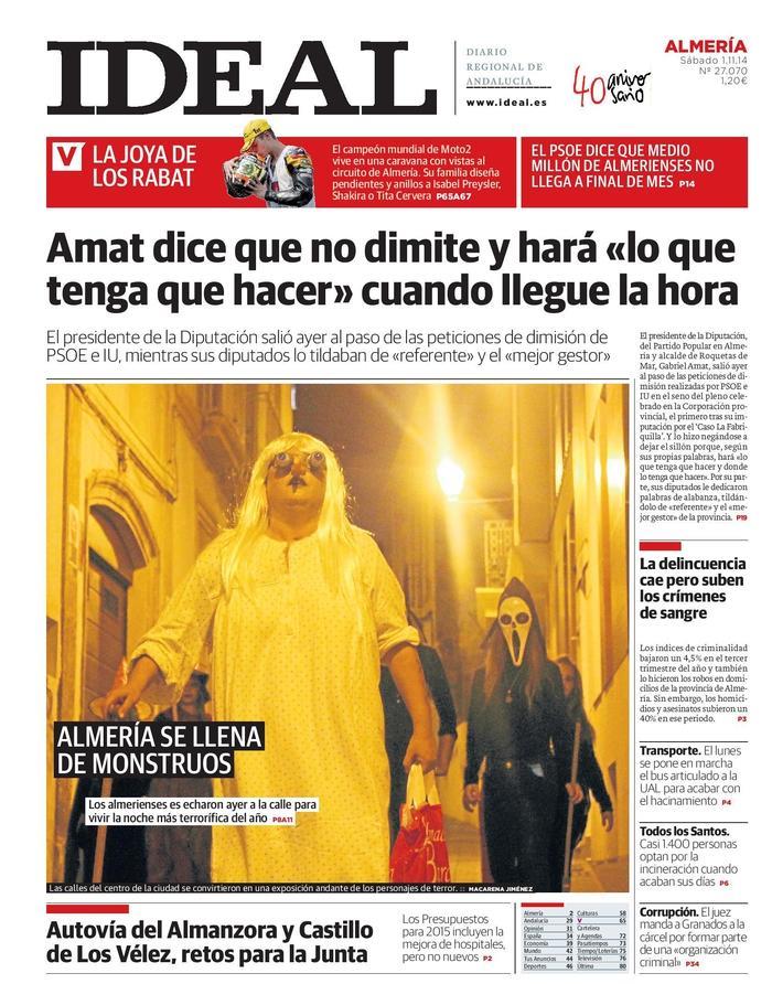 Hoy, 1 de noviembre, en la edición impresa de IDEAL