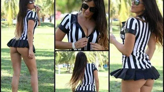 La sexy modelo Claudia Romani se saca el título de árbitro y quiere pitar en la Serie A