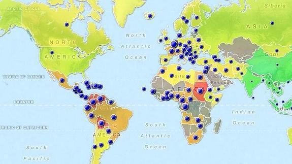 Así es el tamaño medio de los penes en todo el mundo