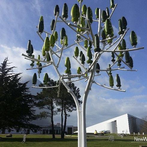 Un árbol artificial para producir energía natural