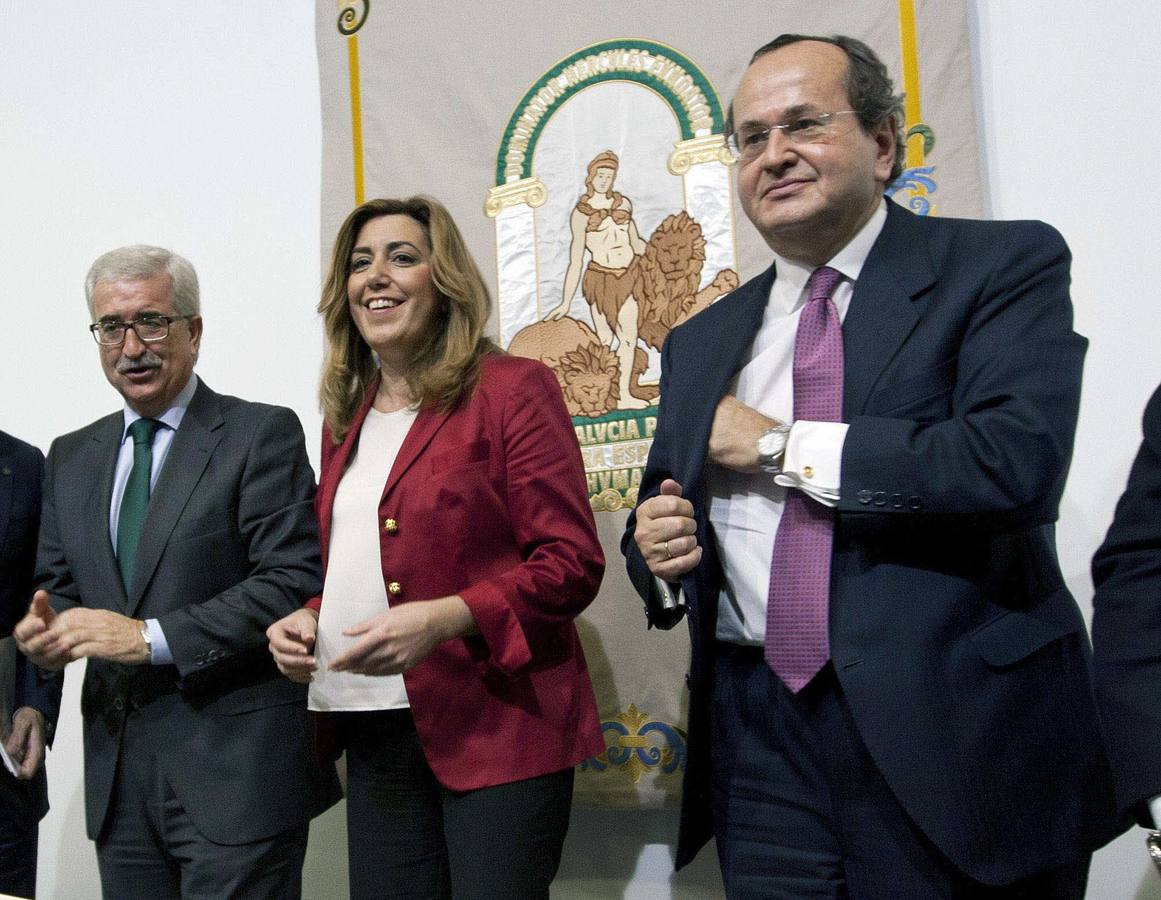 Jiménez Barrios, con Susana Díaz.