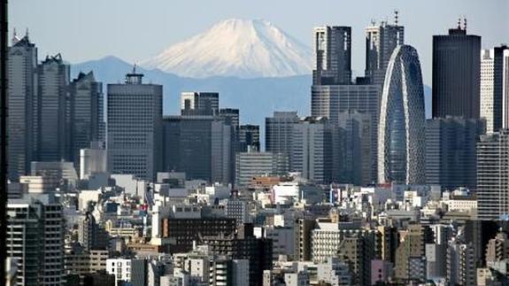 Vista desde la bolsa de Tokio (16-12-2013). 