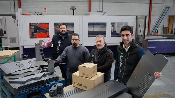 Eduardo Recas, Francisco Javier Romero, José Romero y José María Lozano. 