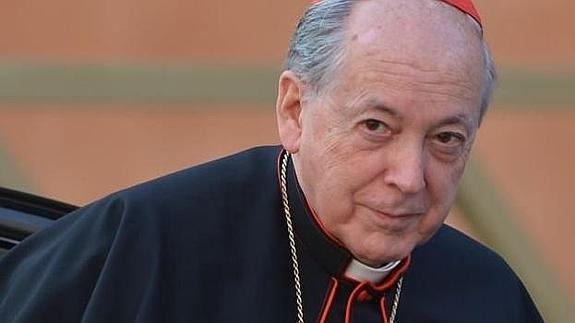 El arzobispo de Lima y cardenal, Juan Luis Cipriani. 