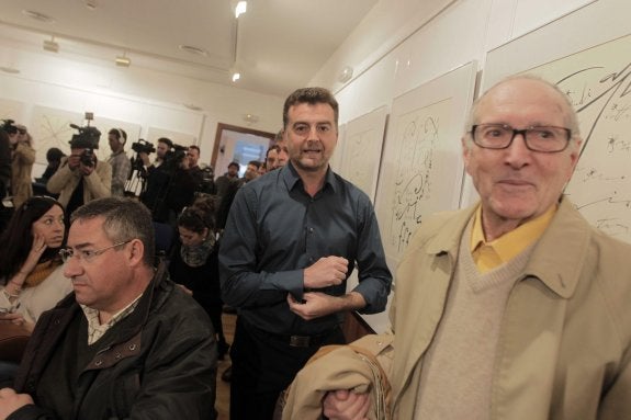 Maíllo y Vázquez de Sola, en la Fundación Alberti. 