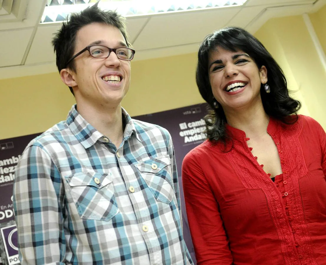 Íñigo Errejón y Teresa Rodríguez.