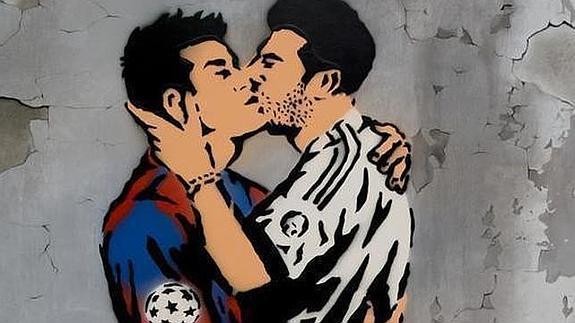 'El Beso' prohibido entre Luis Enrique y Figo