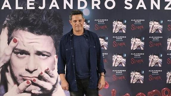 Alejandro Sanz presenta su décimo álbum, 'Sirope'.
