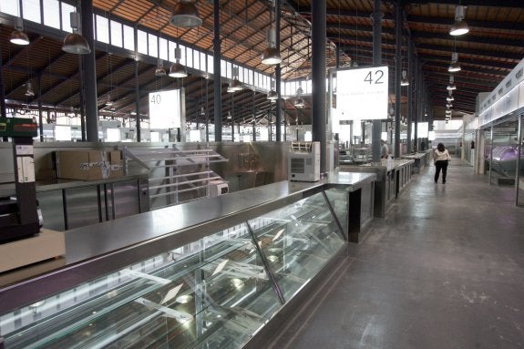 El Mercado Central sufrió una transformación después de que el Ayuntamiento lo rehabilitara.