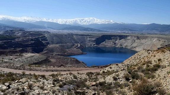 Una parte de las minas de Alquife 