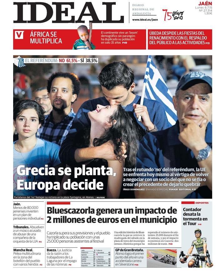 Hoy, 6 de julio, en la edición impresa de IDEAL