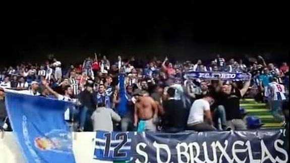 La música del 'Porrompompero' es el cántico de los aficionados del Oporto a Casillas