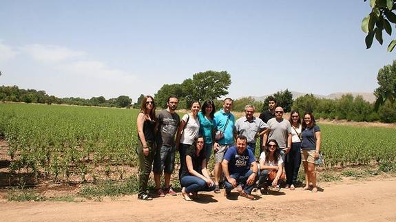 Los participantes en su visita a Sierra de María-Los Vélez, S.L.L. 