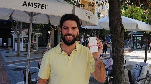 Álvaro Artacho, creador de Tudomi, una aplicación para alquilar casas por horas. / 