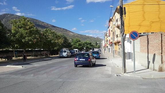 Calle conocida como la 'Redonda', donde los vecinos denuncian conductas temerarias al volante. 