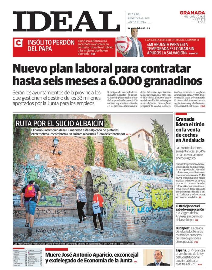 Hoy, 2 de septiembre, en la edición impresa de IDEAL