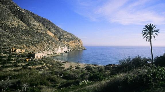 Diez denuncias por acampada ilegal en la Cala de San Pedro este verano