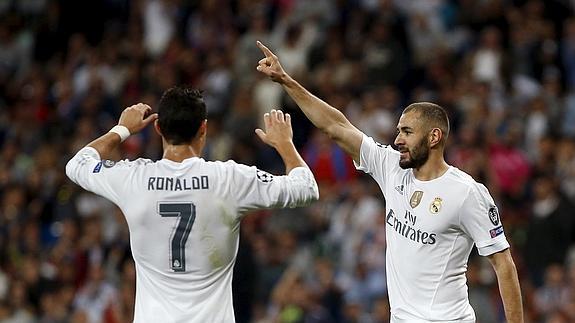 Ronaldo y Benzema.