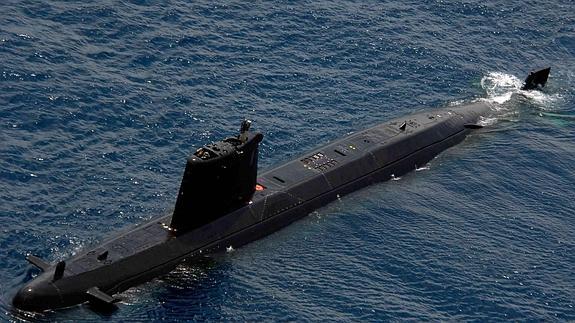 Submarino ‘Tramontana’ de la Armada Española. 