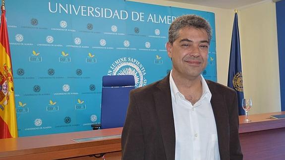 El rector de la Universidad de Almería (UAL), Carmelo Rodríguez. 