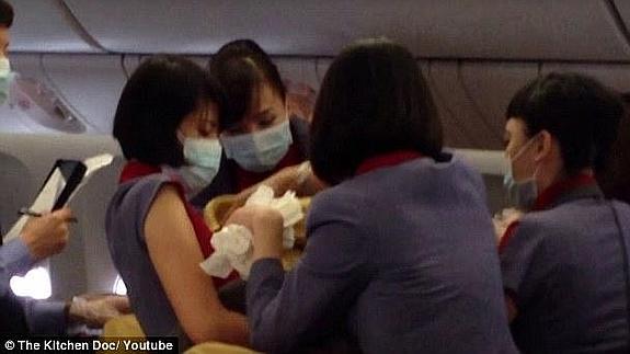 Parto a 9.000 metros de altura