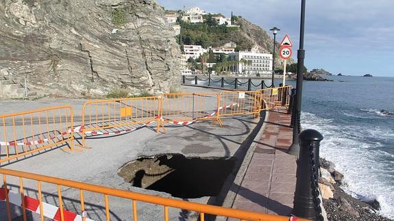El Ayuntamiento de Almuñécar evaluará los daños provocados por el temporal
