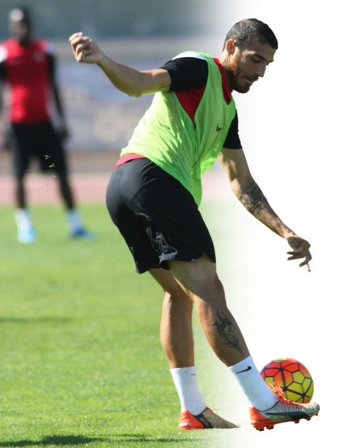 Fran Vélez ha jugado todos los partidos de la presente temporada en la Liga Adelante.