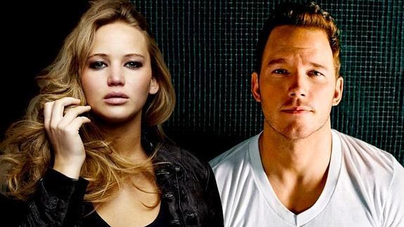 Jennifer Lawrence graba una escena de sexo borracha