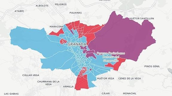 Así votó la ciudad de Granada